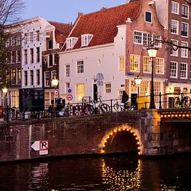 Amsterdam, Brouwersgracht Herengracht Dämmerlicht von Amsterdam Highlights