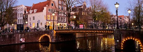 Amsterdam, Brouwersgracht Herengracht schemerlicht van Amsterdam Highlights