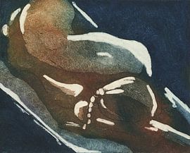 Dormeuse - Gravure sur Helga Pohlen - ThingArt