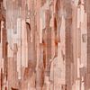 Yugen, modern abstract Scandinavisch bos in aardse warme kleuren van Mad Dog Art