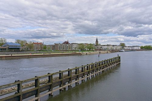 View of Zutphen and the river IJssel