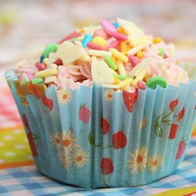 Cupcake met sprinkels van Frederique Richard