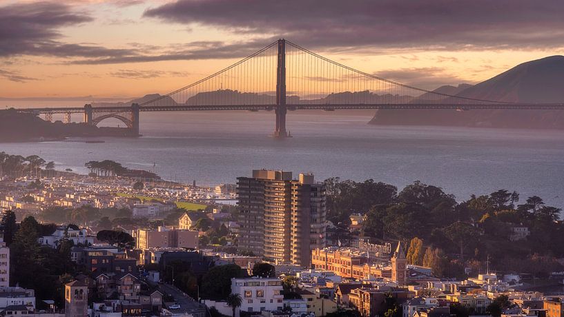 San Francisco by Photo Wall Decoration