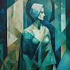 Woman cubism by Bert Nijholt