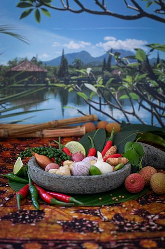 Ingredients of Indonesian cuisine
