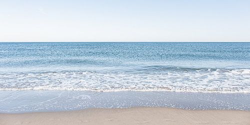 La côte de la mer du Nord photographiée depuis Scheveningen