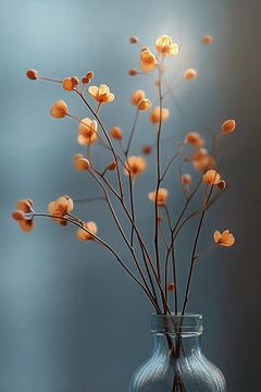 Oranje Bloemen in het zonlicht van Studio BB