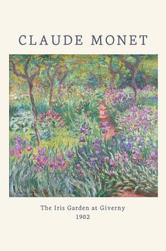 Der Irisgarten von Giverny von Creative texts