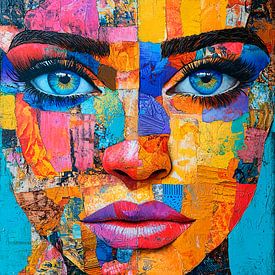 Mixed Media Girl von Harry Hadders Design