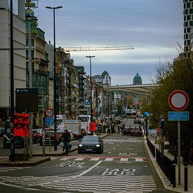 La nuit tombe sur Bruxelles sur Geert Van Baelen