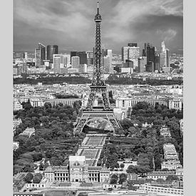 In beeld: PARIJS Uitzicht op Eiffeltoren van Melanie Viola