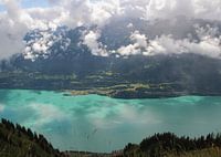 Groene bergen en blauwe meren in Switzerland