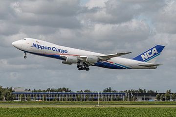 Nippon Cargo Airlines' Boeing 747-8F. by Jaap van den Berg