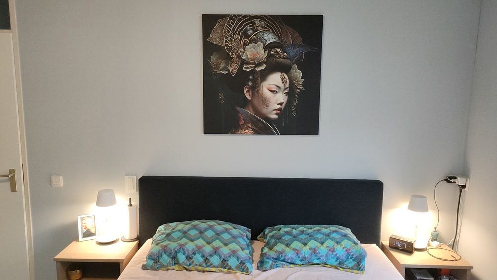 Porträt einer Geisha  von Carla van Zomeren 