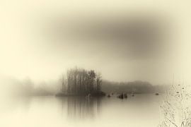 Winter auf dem Wasser. von Ruud Krispijn