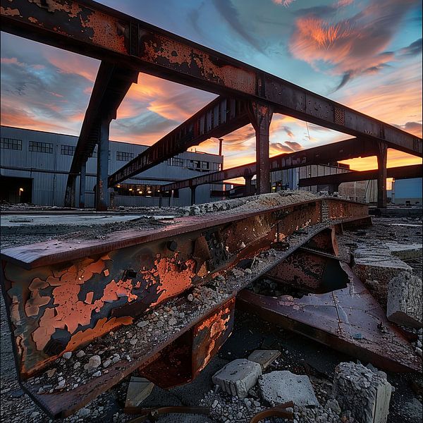 Verloren plaatsen: industrie van Poster Art Shop