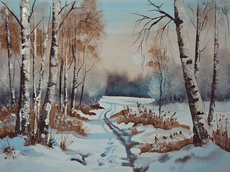 Aquarel part 228 van Tania Perneel