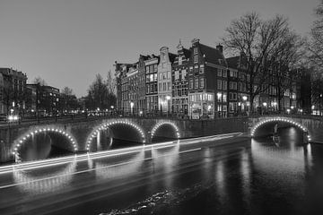 Amsterdam kruising Keizers-, Leidsegracht van Ad Jekel