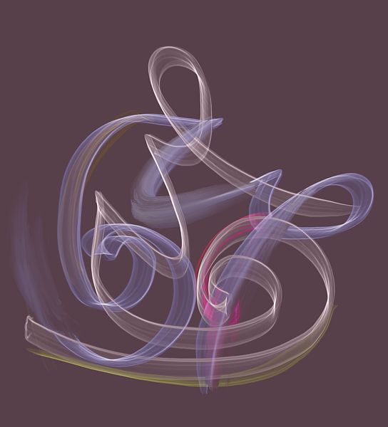 Kalligraphie 8 von Tatiana  De La Fuente