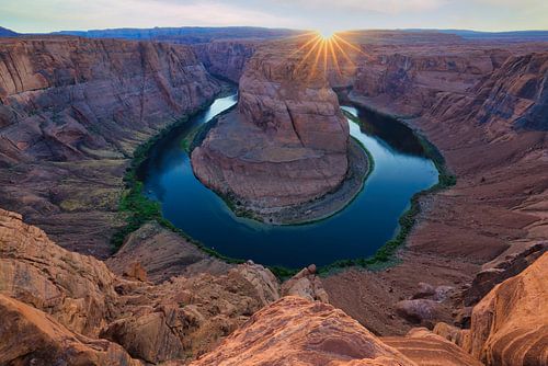 Horseshoe Bend at sunset by Buellom