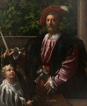 Portret van Lorenzo Cybo, Parmigianino