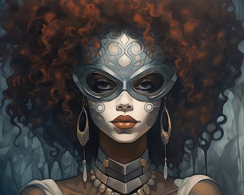 Mystical Portrait by Eye catching paintings