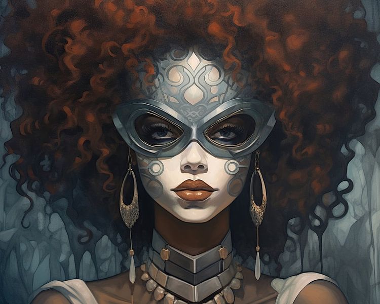 Mystical Portrait by Eye catching paintings