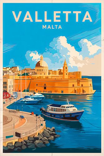 La Valette, Malte.