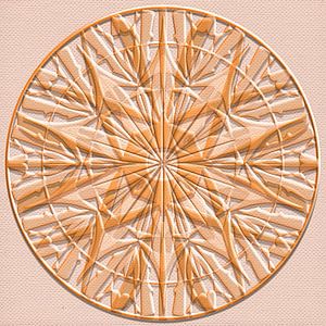 Mandala-Kreis in Terra