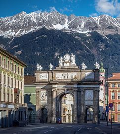 La porte triomphale à Innsbruck