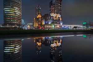 Wilhelmipier Rotterdam reflectie