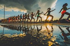 sport en spel  olympische spelen 2024 van Egon Zitter