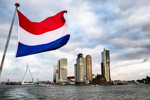 Skyline Rotterdam - Port of Europe van Jan Sportel Photography