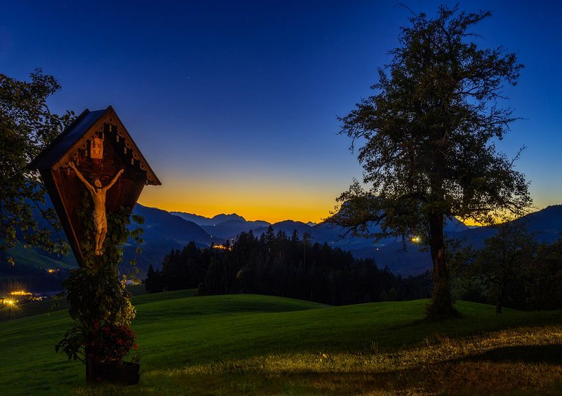 Coucher de soleil dans le Kaisergebirge par ManfredFotos