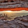 Sonnenaufgang am Mesa Arch im Canyonlands-Nationalpark von Jürgen Ritterbach
