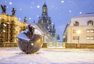 Dresden in Winter von Sergej Nickel Miniaturansicht