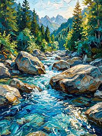 Where Water Meets Stone by Dedy Ajad Setiawan