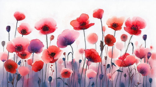 Poppy Fields IV — Soft Horizon