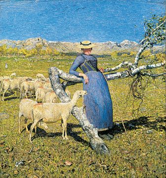 Hoge Middag in de Alpen, Giovanni Segantini, Giovanni Segantini