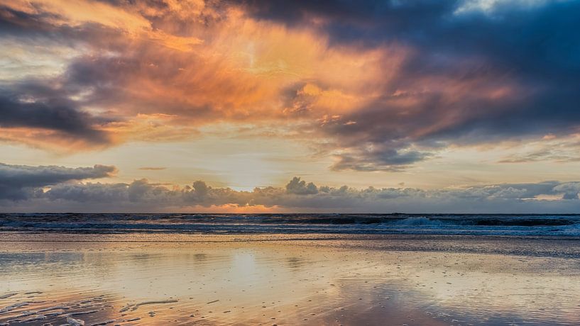 Mer du Nord en hiver près de Den Helder par eric van der eijkj