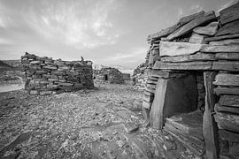 Die Gebäude von Nawamis in der Sinai-Wüste in Ägypten. von Marjan Schmit Visser