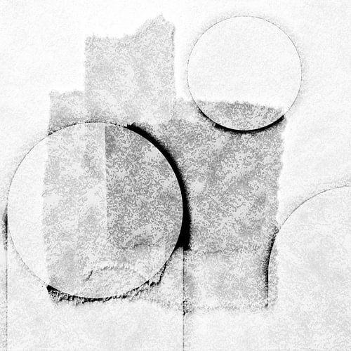 Zacht minimalisme in cirkelvormen grijs