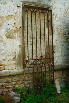 Ancienne porte française sur Blond Beeld