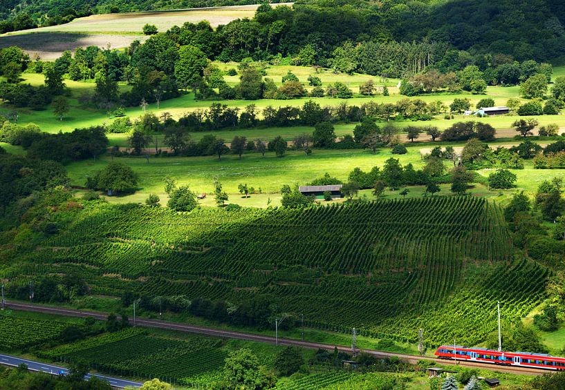 Schatten und ein Zug von Harrie Muis