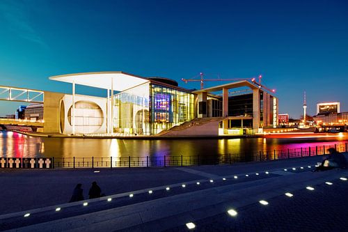 Berlin – Regierungsviertel bei Nacht