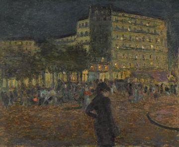 Pigalleplein bij nacht, Pierre Bonnard