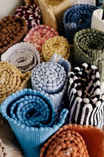 Beach stories | Travel photography print Algarve Portugal Art Print