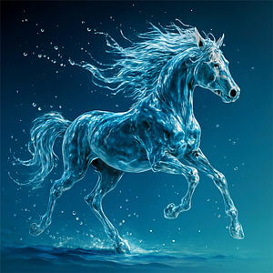 Aqua Spirit – Das Pferd aus fließendem Wasser
