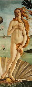 Sandro Botticelli - Geboorte van Venus, detail