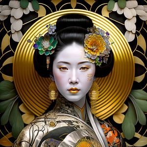 Geisha par Klimt 2